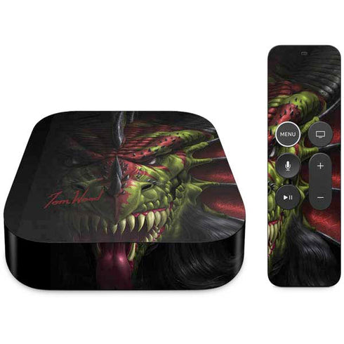 Tom Wood Lair of Shadows Dragon Apple TV Skin